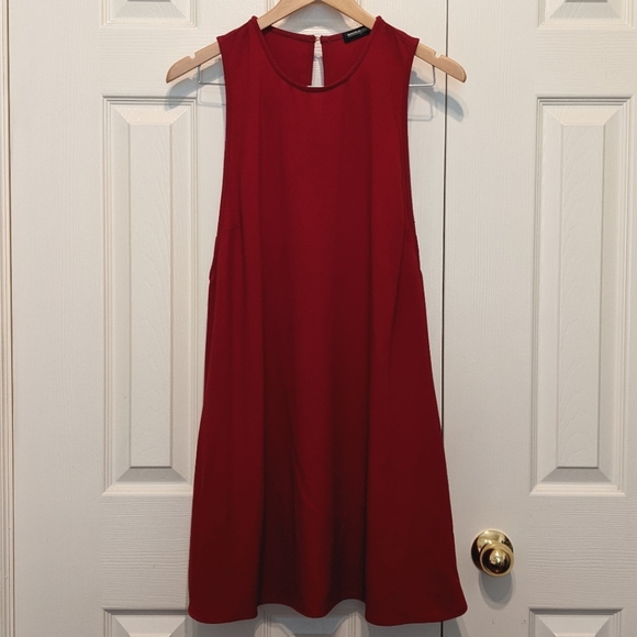 EUC American Apparel red sleeveless mini dress - Picture 1 of 7